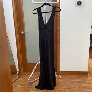 Black, sheer zara lingerie style dress